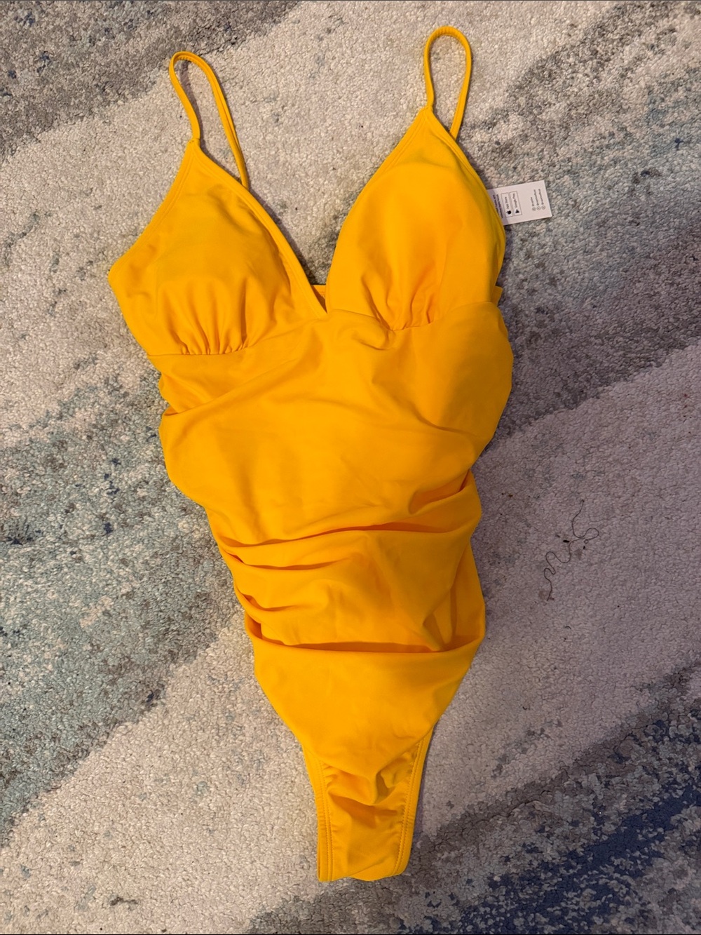 Mustard Yellow One-Piece Swimsuit